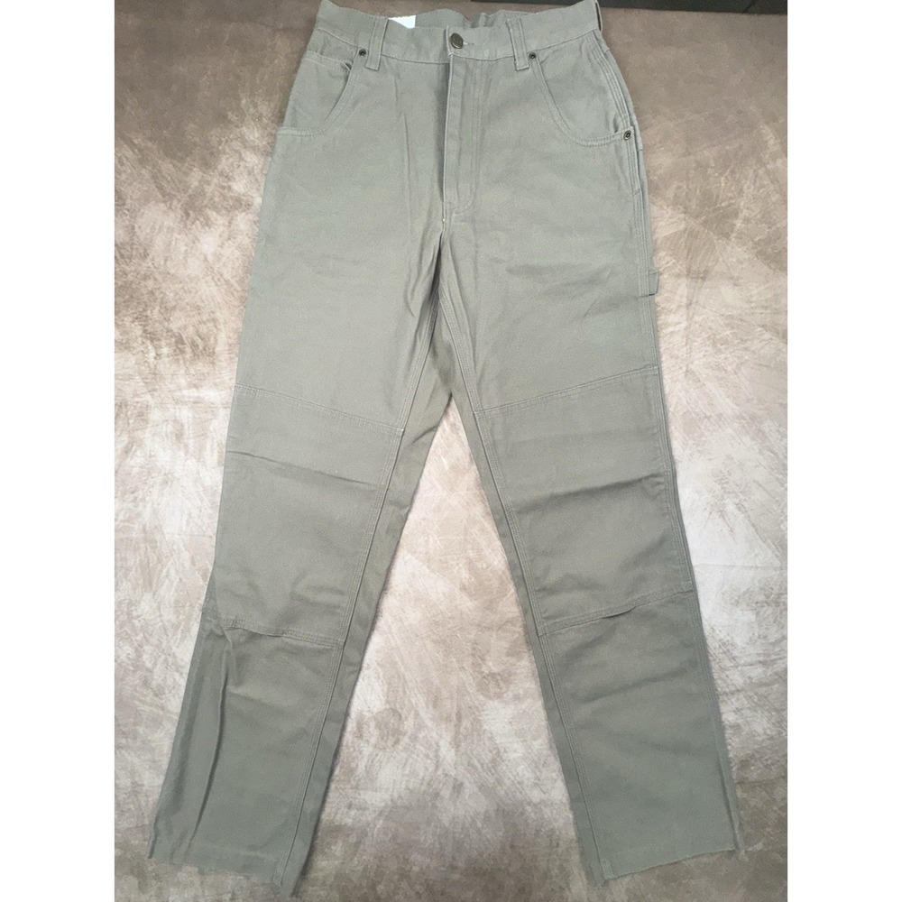 Lakin McKey Mens Khaki Dungaree Carpenter Utility Work Pants 29x34 NWT